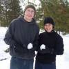 Sunriver snowball fun.
