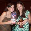 my friend vicky and i being winners.